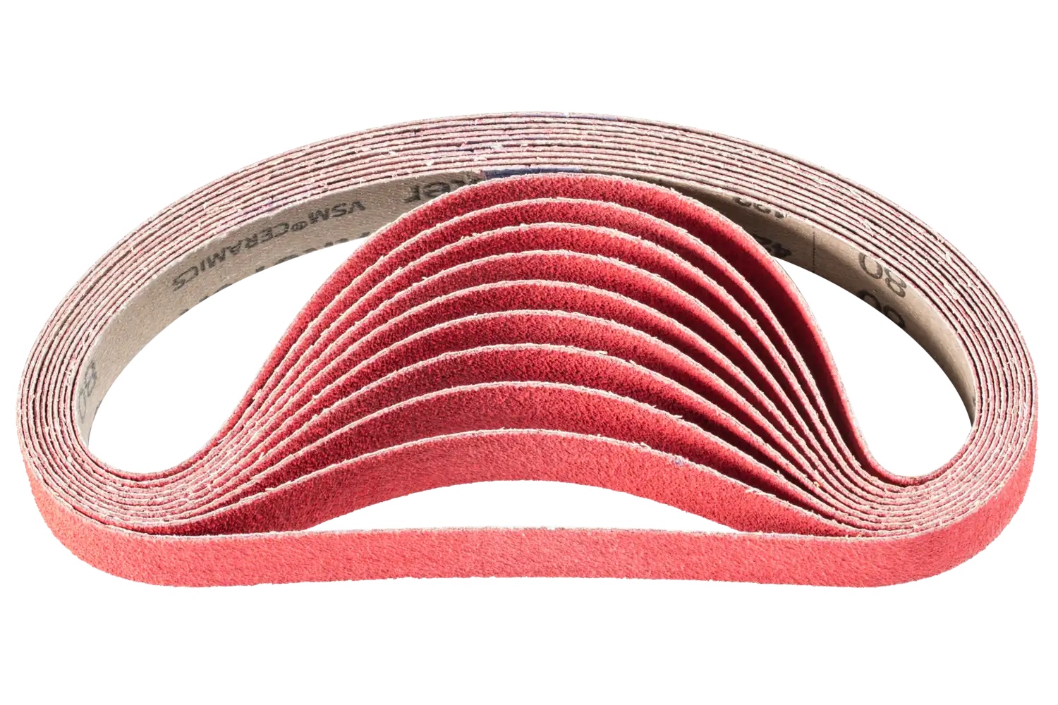 Picture of Pferd Abrasive File Belt, 18" X 3/4, 80 Grit, Ceramic Co-Cool